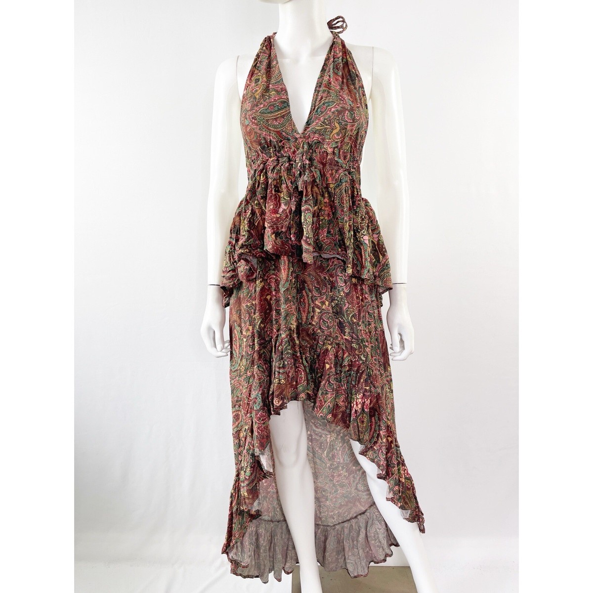 【値下げしました】lerure Whole race layered dress Heather Grey Lace Tiered Overalls Maxi Dress | Lime Lush
