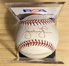 Andruw Jones Autographed Baseball With PSA/DNA COA Atlanta Braves!