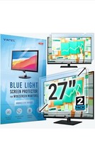 VINTEZ 27 inch 2 Pack Blue Light Blocking Screen Protector for 16:9 Computer