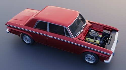 3d Printed 1/25 1964 Studebaker Daytona 2 Door Model Kit - 第 10/14 張圖片