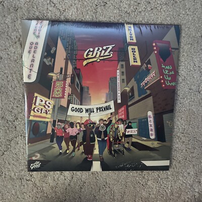 Griz - Good Will Prevail Black Vinyl 2LP Records - Cherub - Big Gigantic
