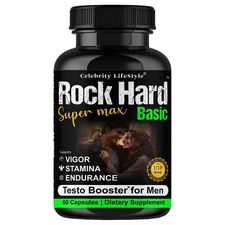 Max Strength Testosterone Booster for Men Energy Stamina & Vitality Support 60 C