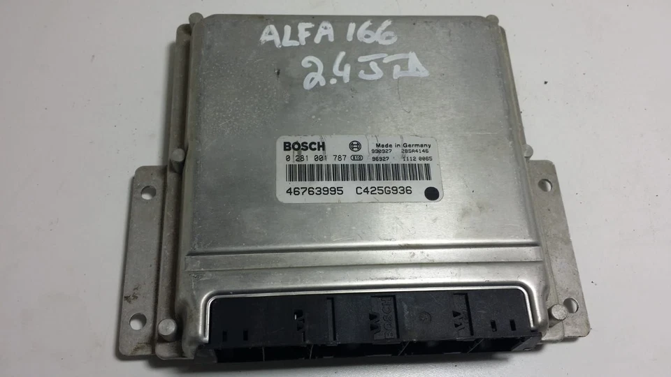 0281001787 CENTRALINA MOTORE ALFA ROMEO 166 Serie (936_) (9803) 2400 Die 412090 - Immagine 2 di 4