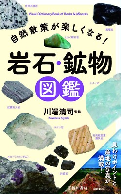 Visual Dictionary Book of Rocks & Minerals Field Guide Japan Book