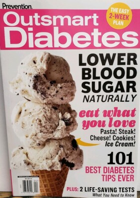 Prevention Outsmart Diabetes (FULL SIZE) Lower Blood Sugar 2020 FREE SHIPPING