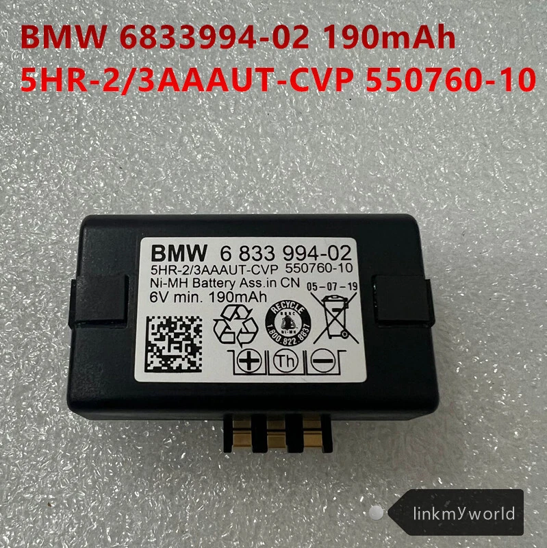 Original 6833994-02 Battery 550760-10 For BMW Car ATM2 Remote 