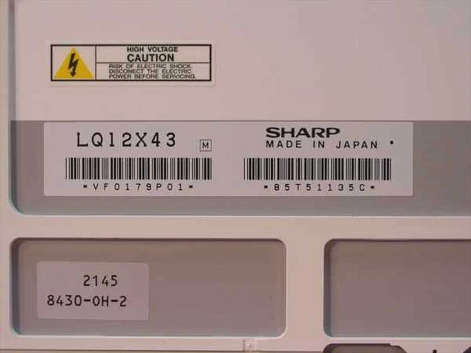 Sharp LQ12X43 12.1" LCD Display Toshiba Tecra 550CDT P000230780 - Image 3 of 3