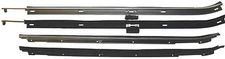 1980-1990 Caprice, Impala 4 dr front door window sweep seals, belt line molding