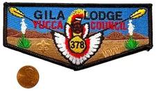MERGED BOY SCOUT OA GILA 378 BSA YUCCA 2024 DANCE TEAM DEATH FLAP 150 MADE!