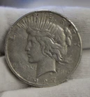 1927 S US Peace Silver Dollar $1 F (Cleaned)