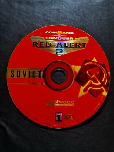Command & Conquer: Red Alert 2 (PC, 2000) 2 Disc Box (Soviet Disc ONLY) - Picture 3 of 10