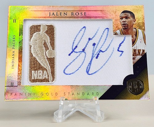 Jalen Rose 2010-11 Panini Gold Standard NBA Logoman AUTO 69/199 #22 Pacers