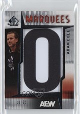 2025 SP Game Used AEW Marquees Letter Patch 16/50 Adam Cole #MQ-AC