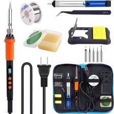 Kit Soldador Digital 100W Cautin para Electrónica Soldadura...