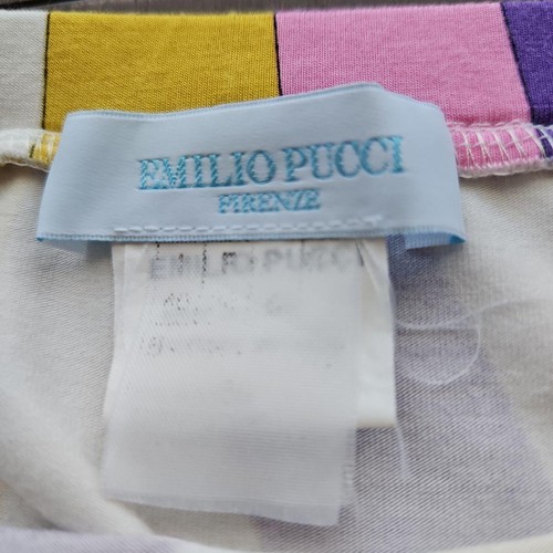 Emilio Pucci Rayon Blend Skirt Geometric Pink Multicolor Italy - Picture 5 of 8