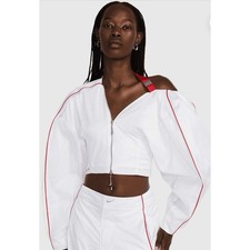 Nike x Jacquemus asymmetrical white track jac...