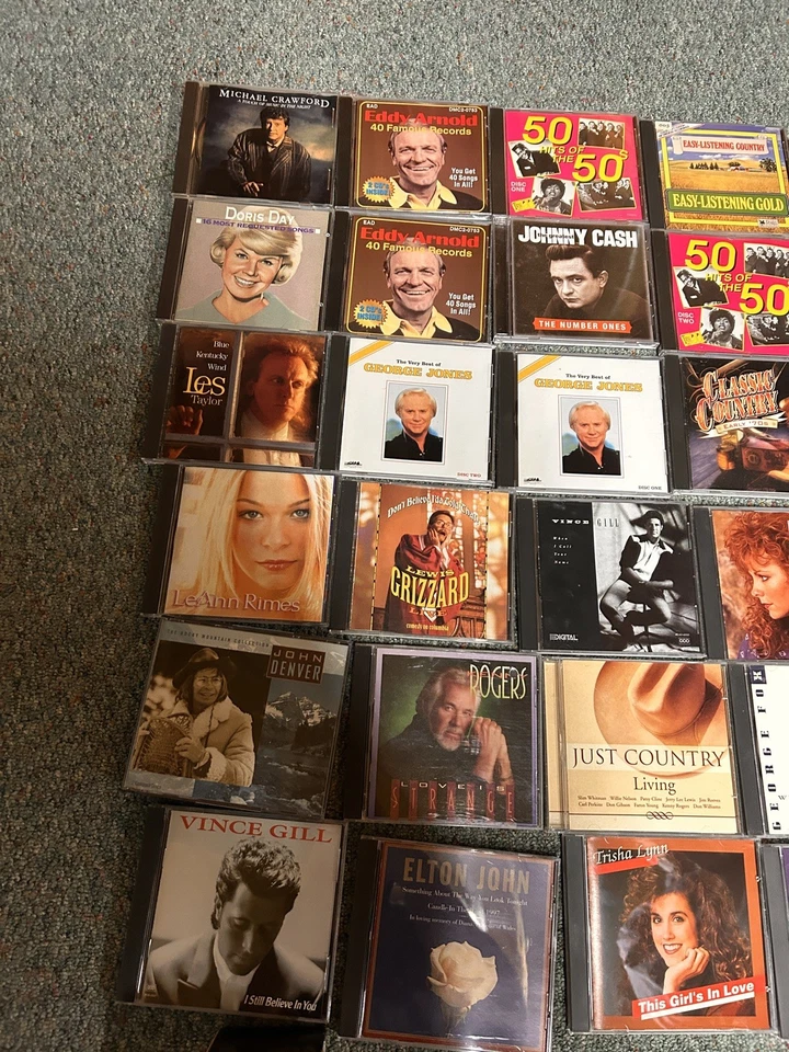 CD LOT of (36) George jones, Reba, Dolly Parton, Elton John, and more!  — 第 4/4 张图片