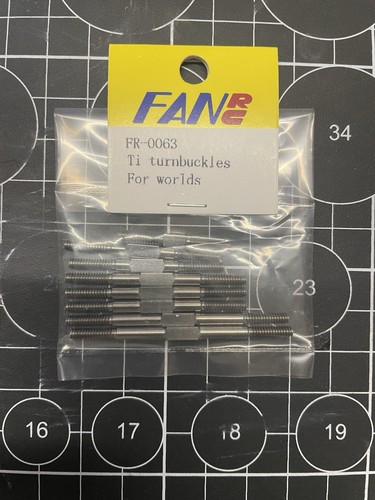 Fan RC Associated RC 10 Titanium Turnbuckle Worlds FR-0063