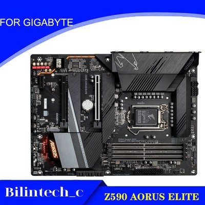 FOR Gigabyte Z590 AORUS ELITE Motherboard 128GB DP Z590 LGA1200 *cm