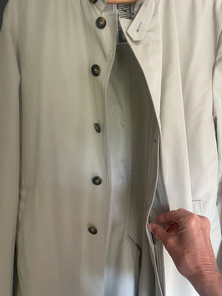 L’Impermeabile The Impermeable Martin P/S Trench Rain Coat Tostado Beige Talla 54 Foto 3 de 4