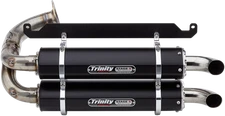Trinity Racing Black UTV Side by Side Slip on Muffler 2019-2022 Honda Talon 1000