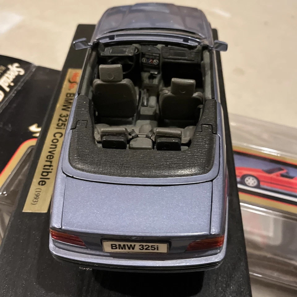 1993 Special Edition BMW 325i convertible1:18 Die Cast Maisto - Image 3 of 4