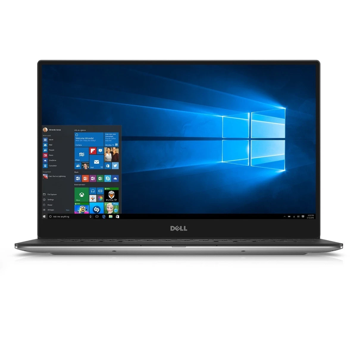 DELL XPS 9350 i7-6560U 8GB 4Kタッチパネル Dell XPS 13 9350 - i7-6560U · Intel Iris Graphics 540 · 13.3
