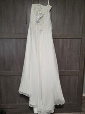 Chiffon White Custom Made Wedding Dresses for sale