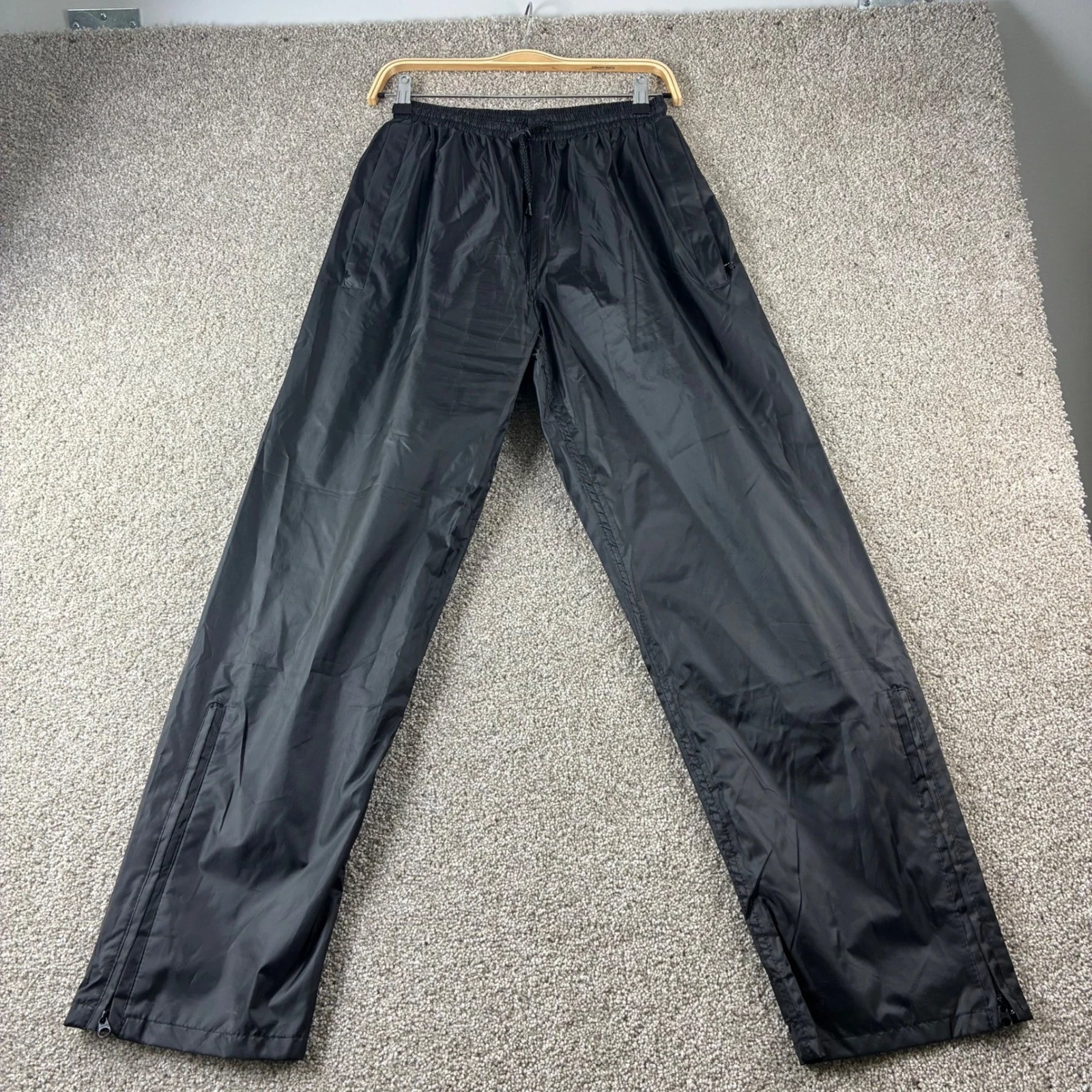 Viking Torrent Windigo Unisex Windproof Zipper Cuff Drawstring Black Pant Medium
