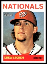 Drew Storen 2013 Topps Heritage #15 Nationals MLB READ FREE SHIP AutographDen