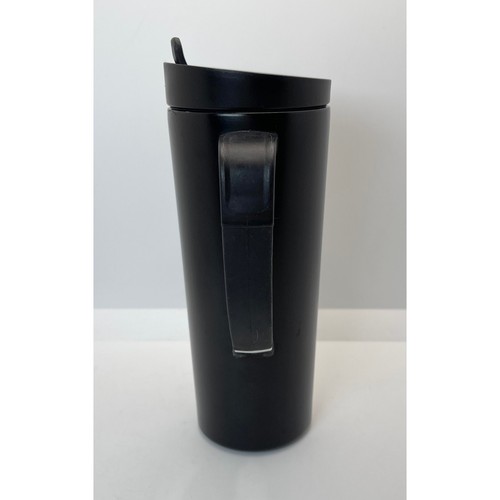 Starbucks Black Carabiner Clip Stainless Steel Travel Mug Tumbler 16oz - Picture 2 of 10
