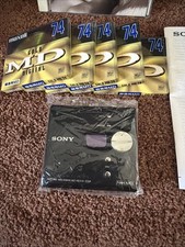 Sony High Speed Net MD Walkman Recorder MZ-NE410 Portable MiniDisc Player