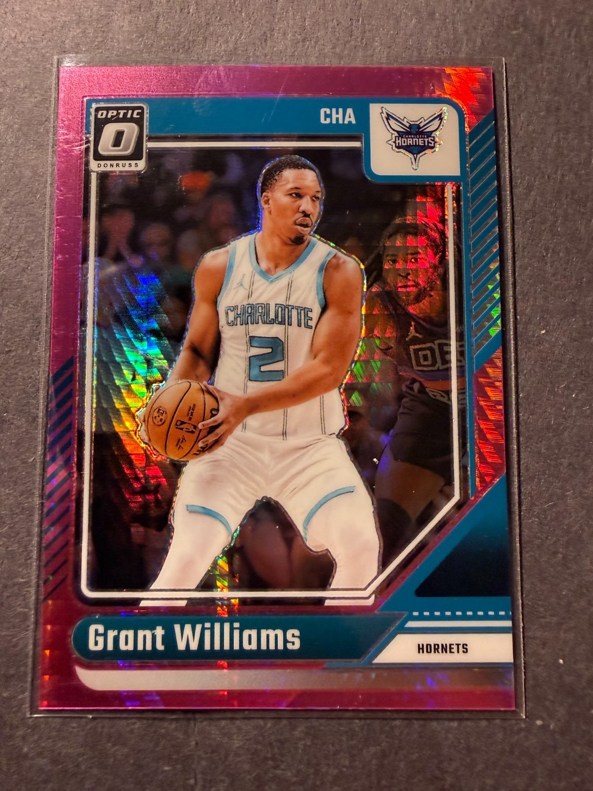 2024-25 Panini Donruss Optic Hyper Pink Grant Williams #77