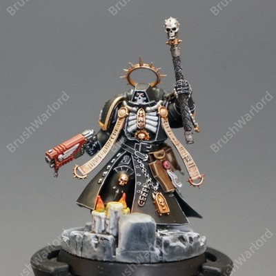 Warhammer 40K Space Marines Primaris Chaplain Painted Games Workshop Presale