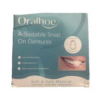 Temporary Teeth Perfect Cover,adjustable Snap On False Teeth Dentures Set