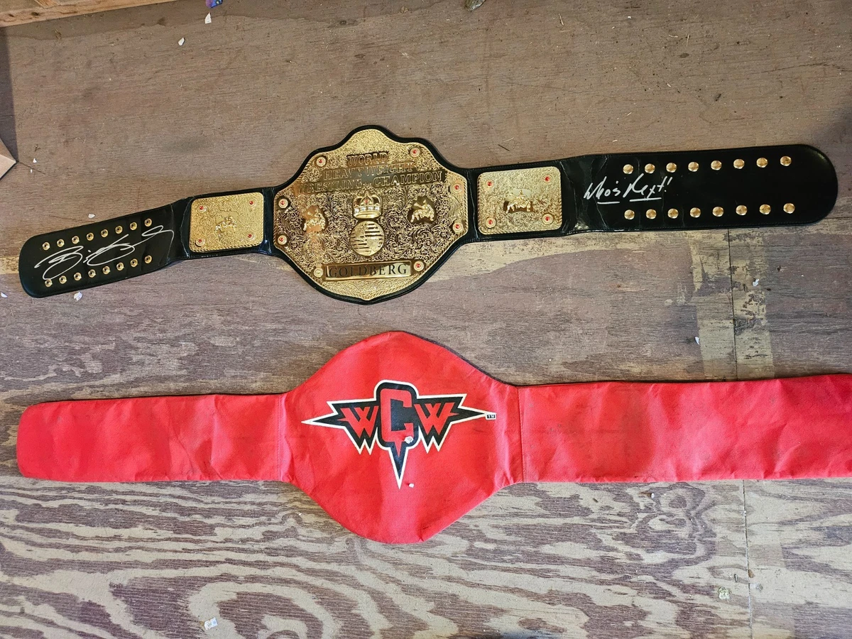 WWE WCW ゴールドバーグ チャンピオンベルト Bill Goldberg Wrestling Belts for sale | eBay