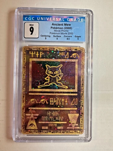 Ancient Mew Pokémon 2000 Movie Promo Card Holo - CGC 9