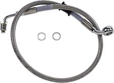 Drag Specialties 1741-5812 Standard Length Front Stainless Steel Brake Line K...