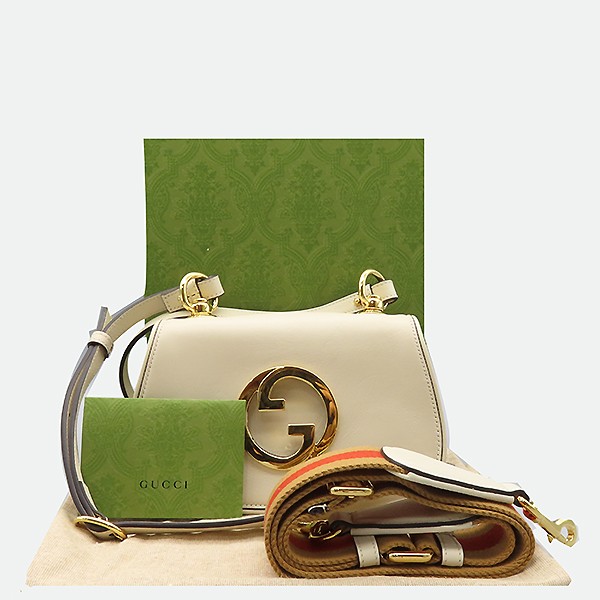Gucci White Interlocking G Mini Shoulder & Crossb… - image 7