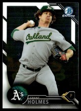 2016 Bowman Draft Picks & Prospects Chrome Grant Holmes Oakland Athletics