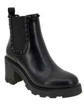 BCBGENERATION Womens Black Pyramid Trista Toe...