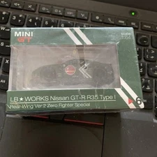 Mini GT #6 LB WORKS Nissan GT-R R35 Zero Fighter Special Type 1 Rear Wing Ver.2