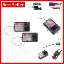 Compact Flysky FS-GR3E AFHDS 3CH Receiver for Reliable RC Performance - Set of 2