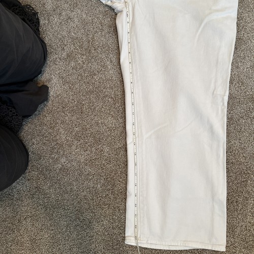 Polo Brand, Mid-rise, Wide Leg Crop, White Jeans Saturday Jean - Size 12/31 - Bild 12 von 14