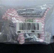Victoria Secret Pink 2023 STRIPE MINI DOG COLLECTIBLE . Brand New, Unopened 