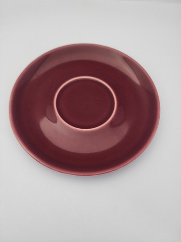 Vintage Fiestaware Saucer Burgundy - Picture 9 of 9