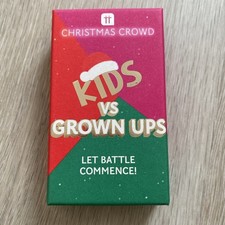 Christmas Crowd Kids VS Grown Ups Let Battle Commence Trivia Card Game
