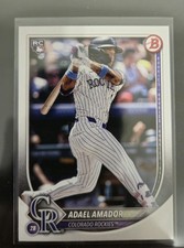 Adael Amador RC Lot Of 3, 2X Topps Chrome Update Series 1X Topps Update Rockies 