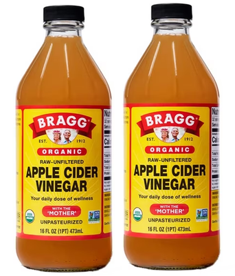 #ad Bragg Organic Apple Cider Vinegar with the Mother Raw and Unfiltered 16 fl oz $8.06