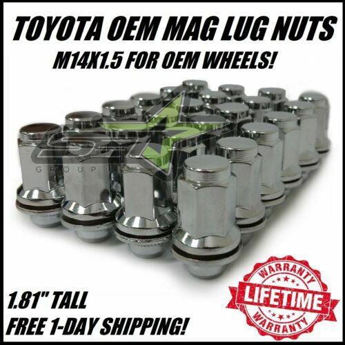Stalen Chrome Lug Nuts voor en voor Lexus OEM 9094201033